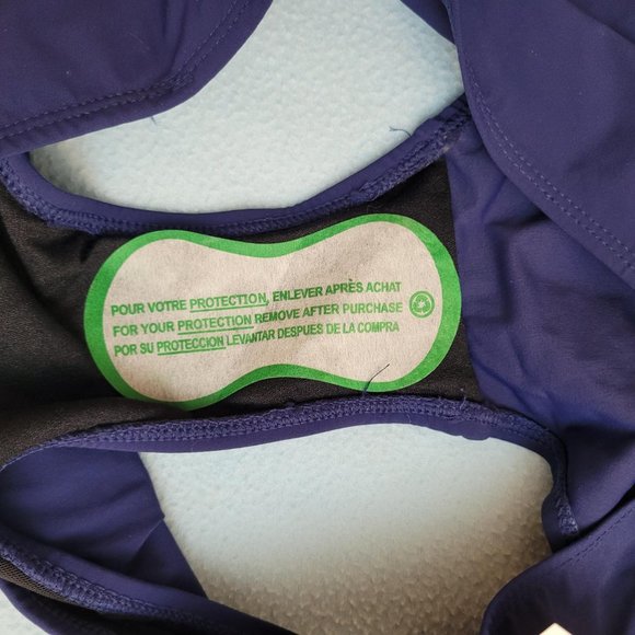 44. Christina navy blue bikini bottom.  Size 10. NWT - Picture 5 of 5